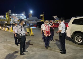 Cris Kuntadi monitoring penyeberangan merak-bakauheni