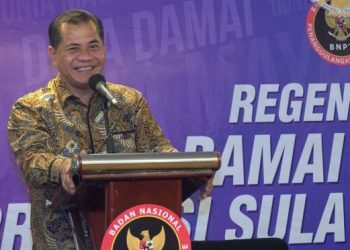 Dir Cegah BNPT Brigjen Ahmad Nurwakhid dalam kegiatan Regenerasi Duta Damai Sulsel